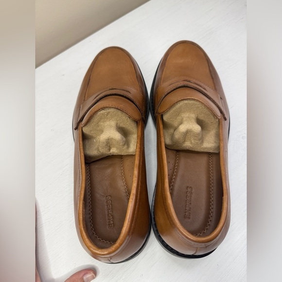 Men’s Express NWT Brown Leather Loafers - Size 12 Office Business Career